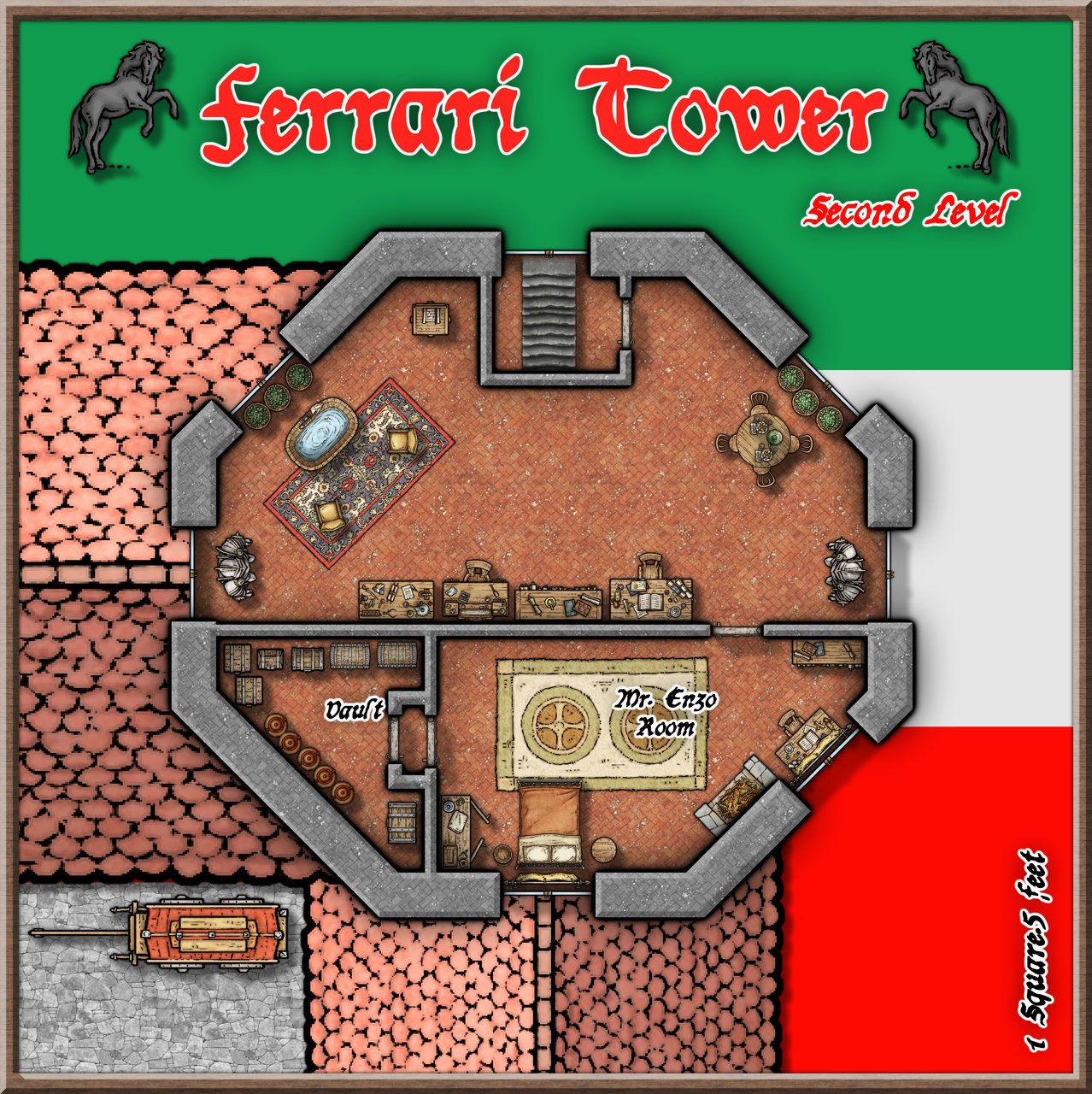 Nibirum Map: ferrari tower 2nd floor by Ricko Hasche